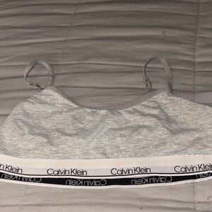 Calvin Klein Light Gray Bralette